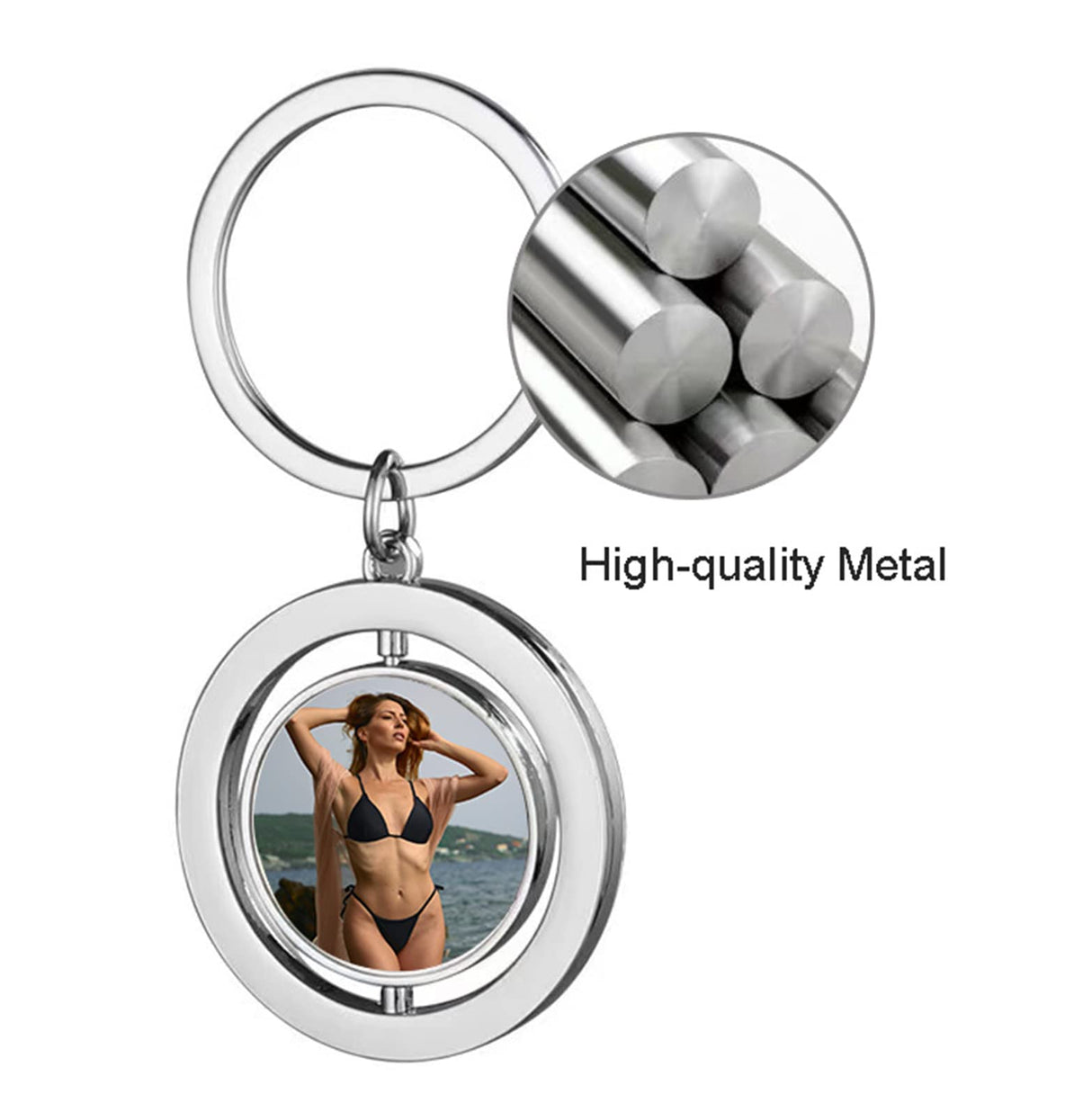 Joiit 6 Pieces Sublimation Blank Keychain Heat Press Transfer Pets Stamping Dog Cat Tags Double side Print Personalized Gifts… Joiit