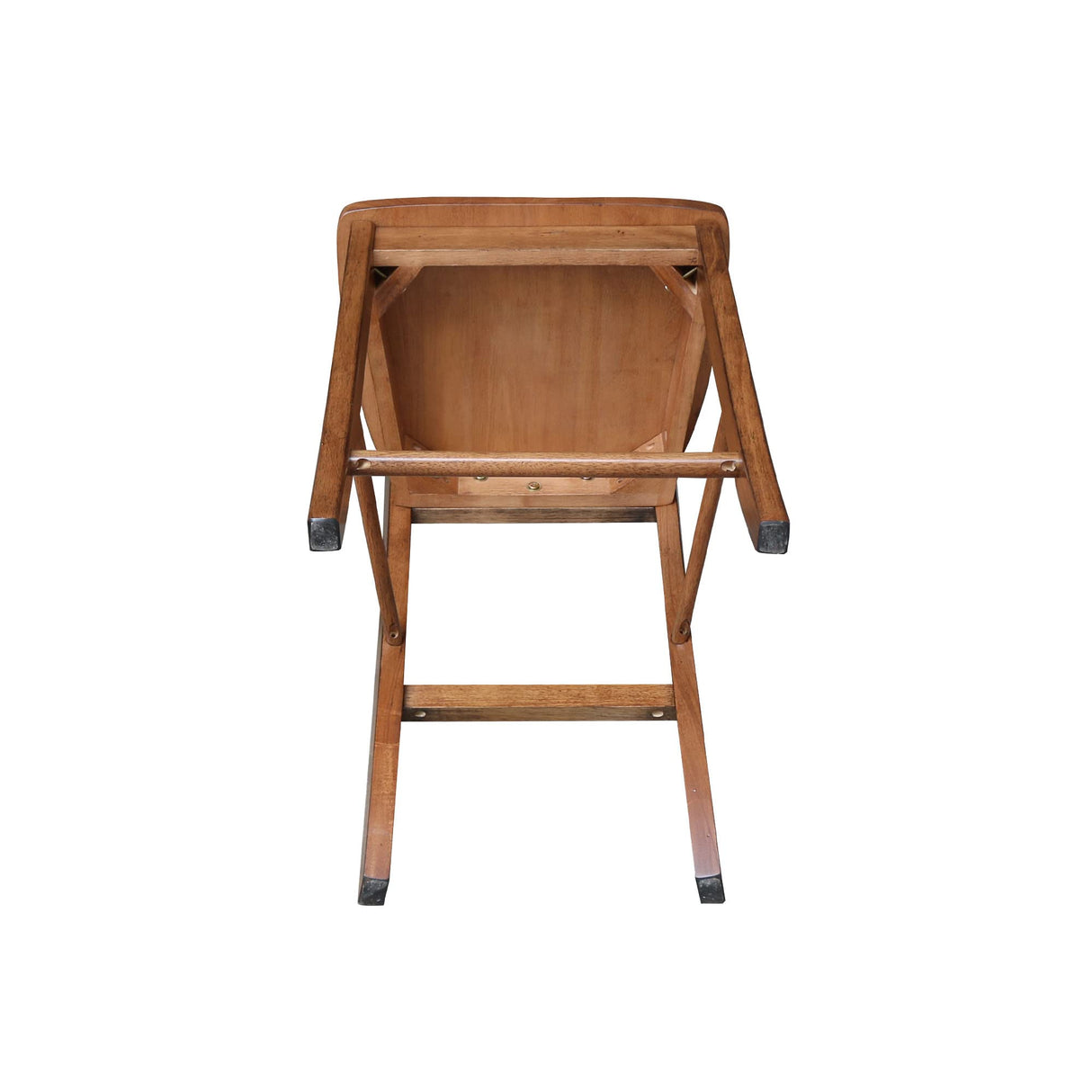 International Concepts X-Back Counter Height Stool,Brown IC International Concepts