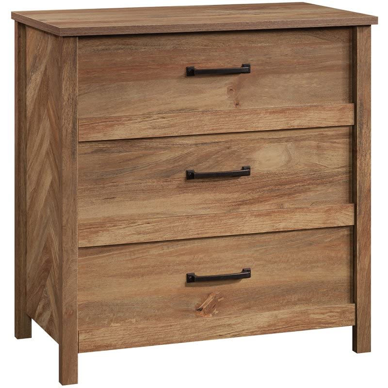 Sauder Cannery Bridge 3-Drawer Bedroom Chest, L: 31.26" x W: 17.56" x H: 31.97", Sindoori Mango finish Sauder