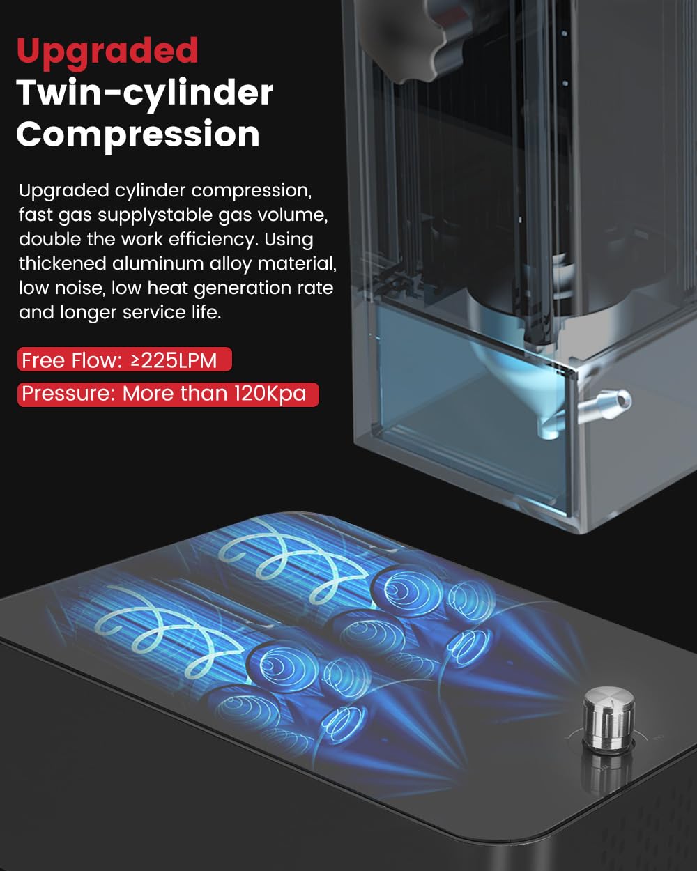 Dkenicor A20 PRO Laser Engraver with Air Assist, APP Controlled 20W Laser Cutter and Engraver Machine, 130W Laser Engraver for Wood, Metal, Leather, Dkenicor