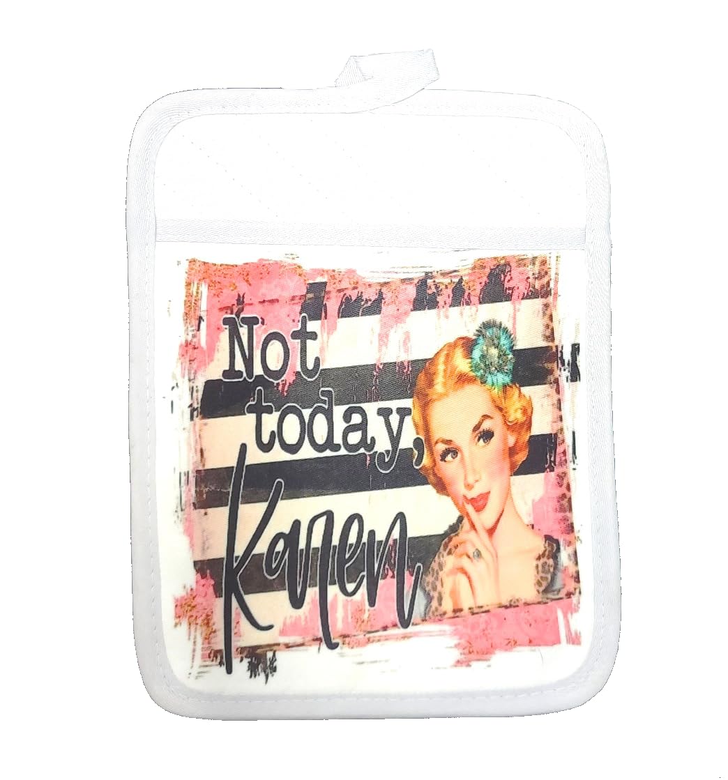 Sublimation Blanks 9"x7" Polyester/Cotton White Pot Holders with Sublimation Pocket DIY Set of 6 Tromic