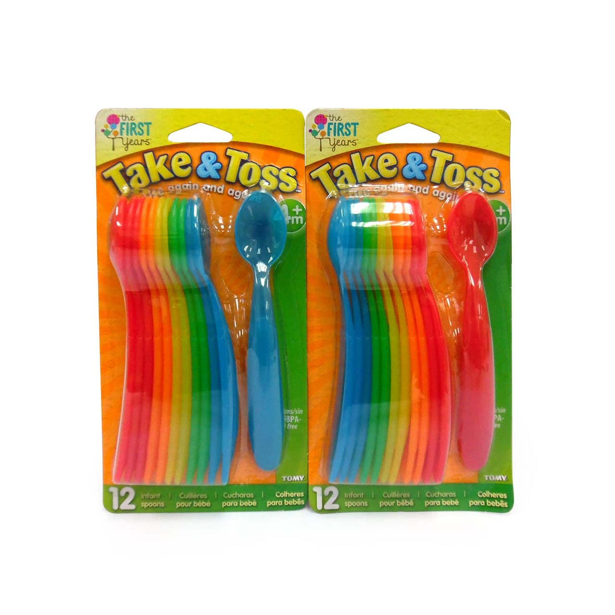First Years Take & Toss Infant Spoons 12ct The First Years
