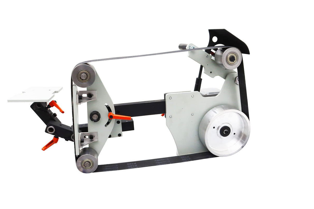 INTSUPERMAI Variable Speed Belt Sander 72 inch Belt Grinder with 3 Grinding Wheel Multi-function Sand Belt Machine Belt Sander Knife Grinder without INTSUPERMAI