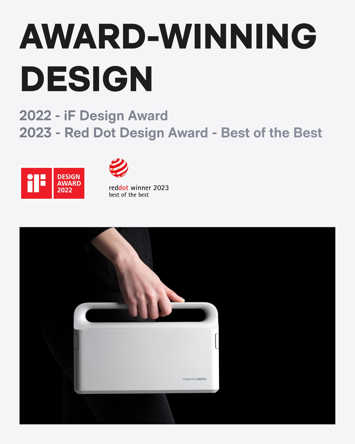 HOTO Cordless Brushless Drill Tool Set, Variable Speed, Hidden Buckle, Unique LED Screen, Intelligent Digital Display, Safe, Exquisite & Practical, High-end Drill Kit for Home/Daily Use HOTO