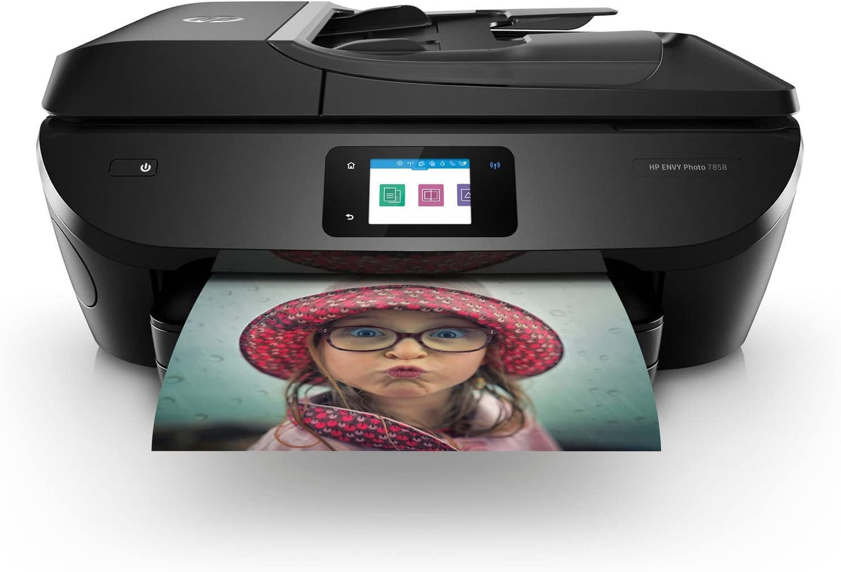 HP ENVY Photo 7858 All-in-One Inkjet Color Photo Printer with Mobile Printing K7S08A (Renewed) HP