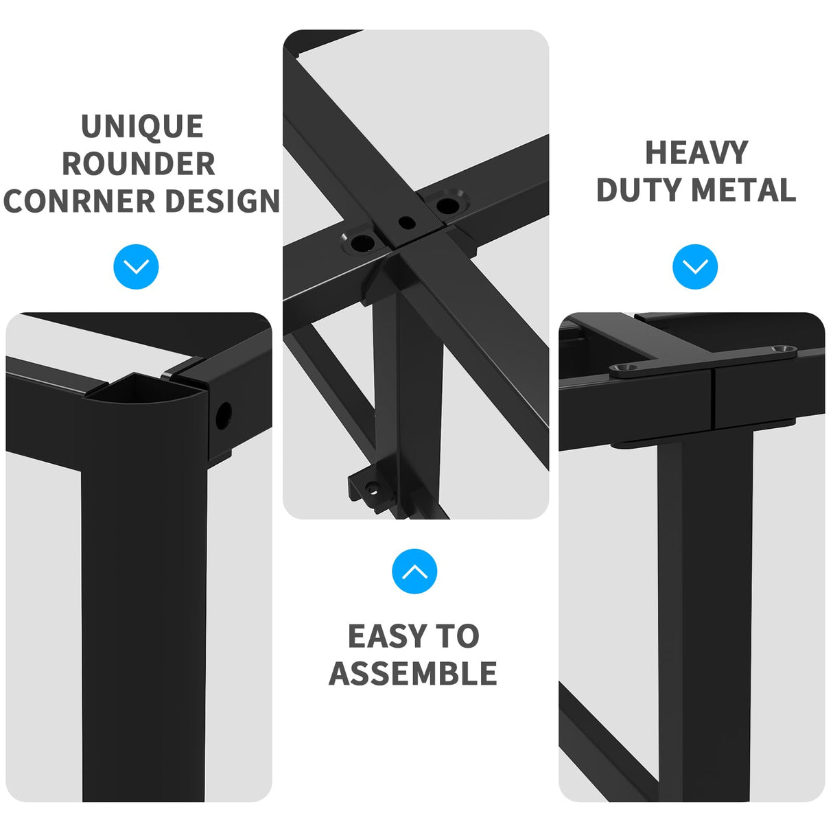 OSASET Full Box Spring, 9 Inch Metal Full Size Box Spring Only, Heavy Duty Metal Frame Mattress Foundation Support for 3000lbs, Easy Assembly, Noise Free, Non Slip OSASET