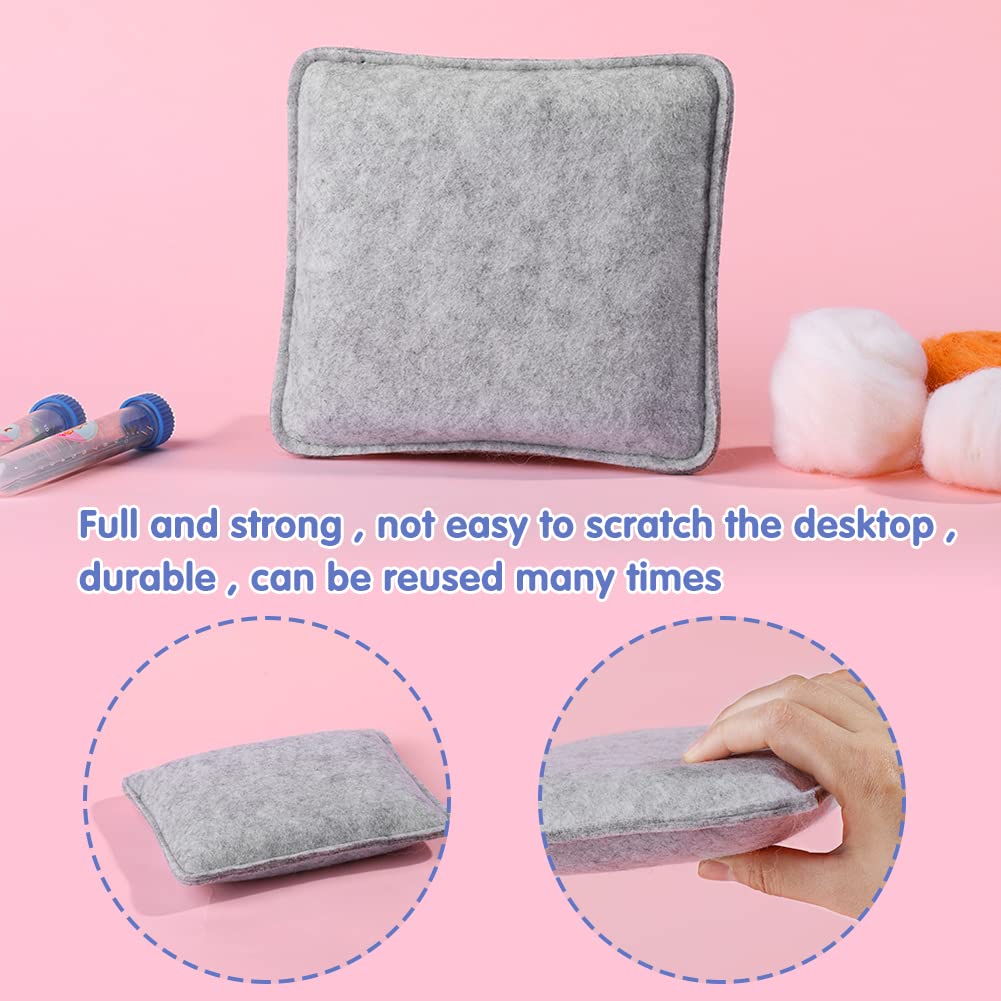 UOOU Needle Felting Beginners Kit with Box,Needles Felting Supplies with 24Pcs Felting Needles,Felting Pad,Wool Roving,DIY Needle Felting Cat Dolls UOOU