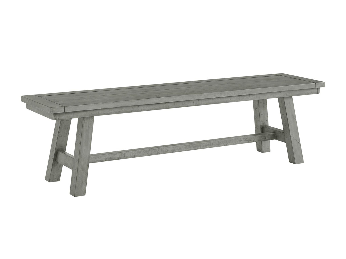 Martin Svensson Home Beach House Dove Grey Dining Bench Martin Svensson Home