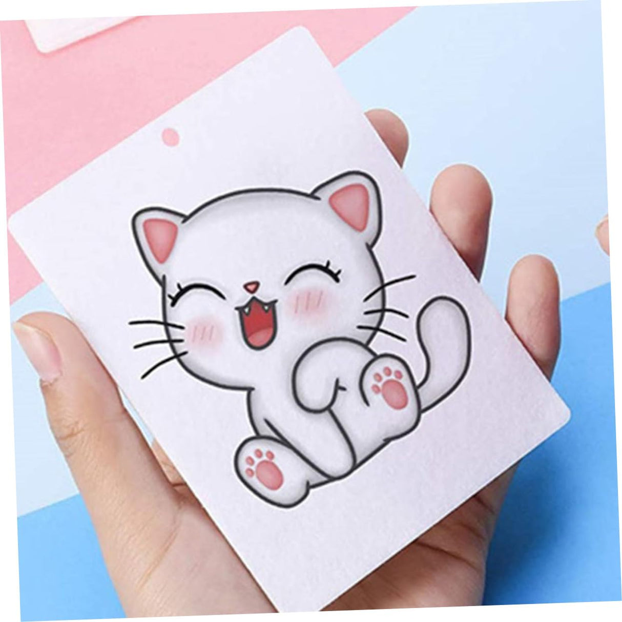 VINTORKY 1 Set Air DIY Sublimation Blanks Felt Car Sublimation Air Freshener Blank Car Air Freshener VINTORKY