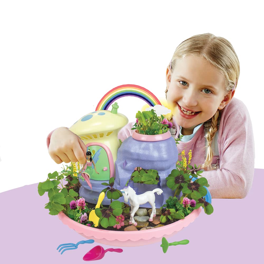 My Fairy Garden — Unicorn Paradise Toy Figurine Plant Kit — Grow a Garden for Dahlia the Fairy and Friends — Ages 4+ My Fairy Garden