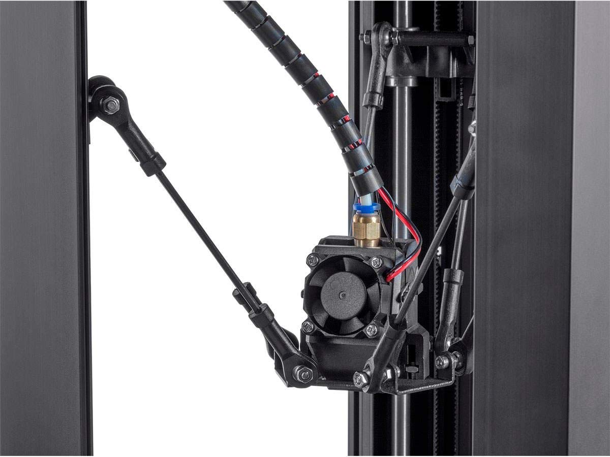 Monoprice Mini Delta v2 3D Printer (110 x 120mm) Heated Build Plate, PoloPrint Pro Wi-Fi, Auto Resume, Advanced Gcode Auto Leveling, Open Source, Works with PLA & ABS Monoprice