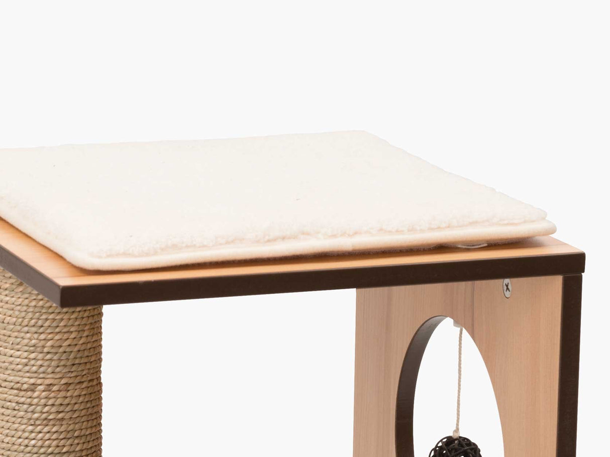 Vesper Cat Tree, Cat Box, Small, Walnut, 52075 VESPER