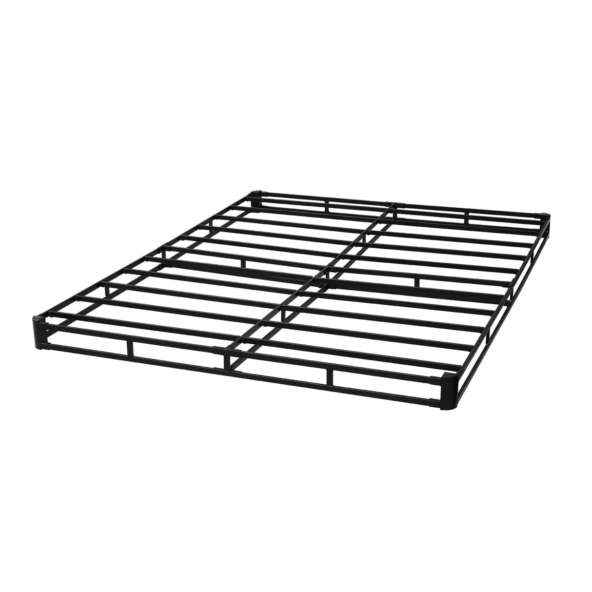 VEVOR Box Spring, Queen Size Bed Frame with Washable Fabric Cloth, Heavy Duty Metal Frame for Queen Bed, 4 in Mattress Foundation, 3500 lbs Max Weight Capacity, Easy Assembly, 79.1 L x 59.4 W x 4 H in VEVOR