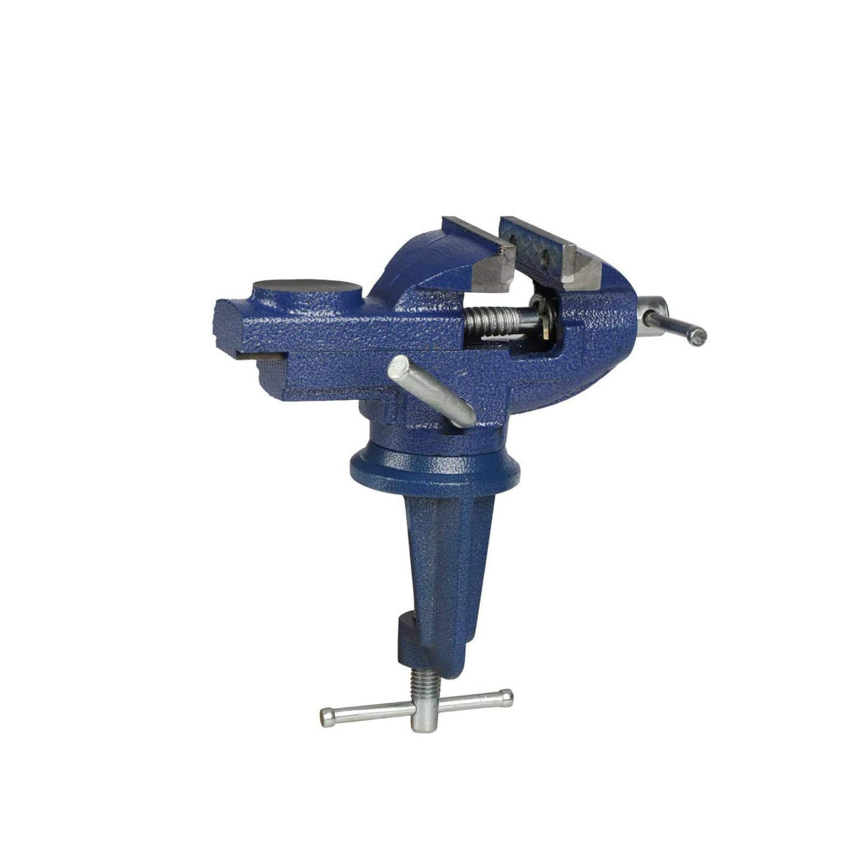 Sourcemall 360° Rotating Bench Vise, 2.5'' Cast Iron Table Vise Clamp for Woodworking, Hobby, DIY Craft (Clamping Range: 0-2.5inch) Sourcemall