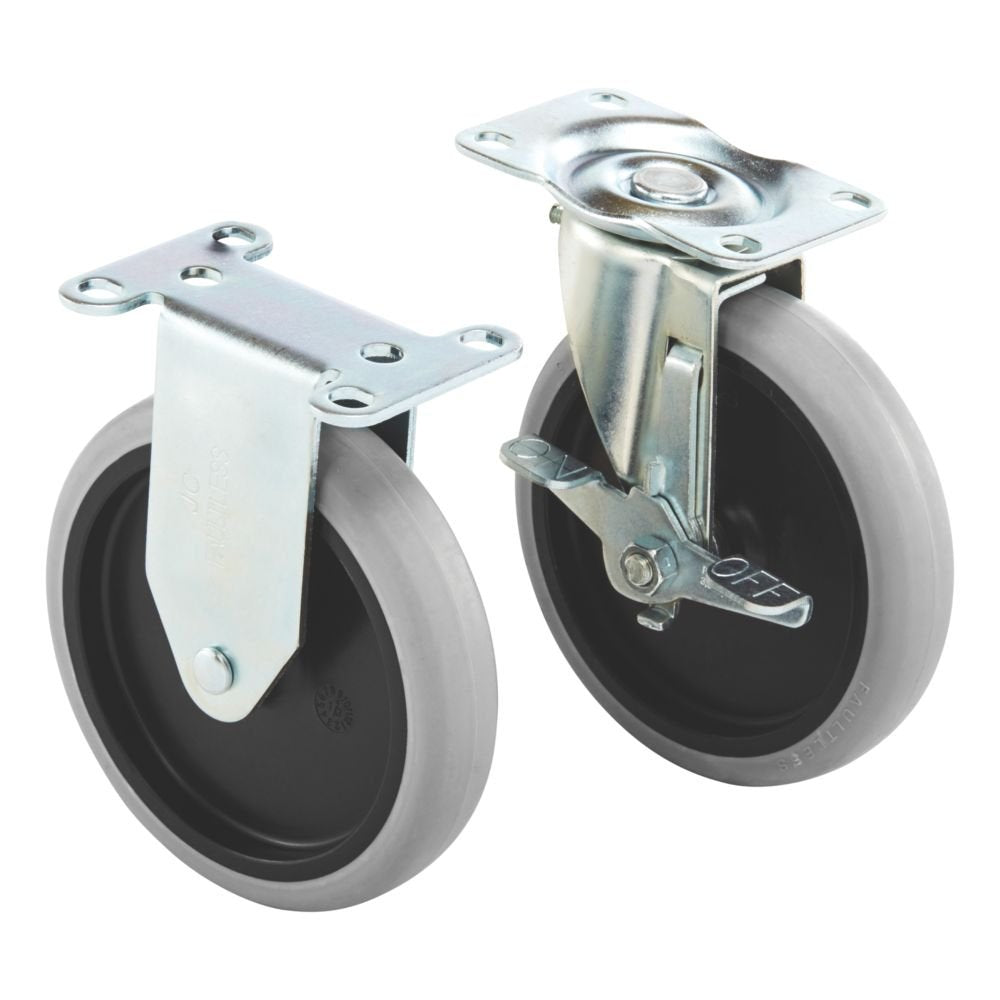 Rubbermaid Commercial Products Heavy Duty Adaptable Utility Cart Replacement Casters, Pack of 4 Rubbermaid Commercial Products