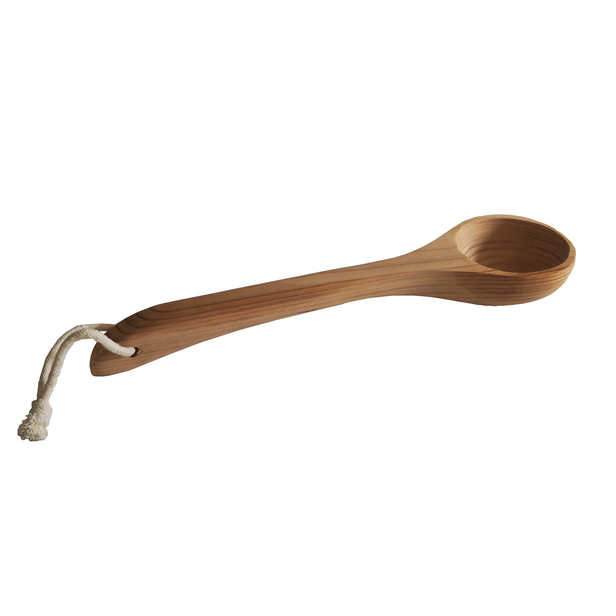 HSE Curved Cedar Sauna Ladle (100ml, Red Cedar) Home Sauna Experience