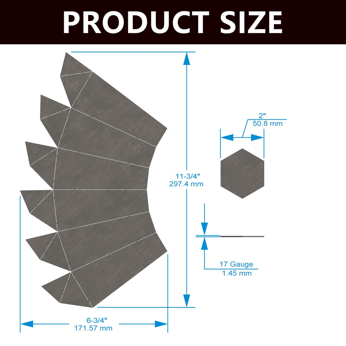 WelderElite Welding Coupons Vases 2-Set,17 Gauge Welding Practice Kits, 304 Stainless Steel Plate,Beginner Welding Kits WelderElite