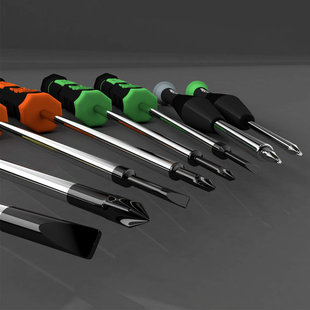 Screwdriver Set, 12 Pcs Small Screwdriver Set with Flathead Phillips Pentalobe Screwdriver In Different Sizes for iPhone PC Laptop Eyeglass Jewelry Watch QUEENTI