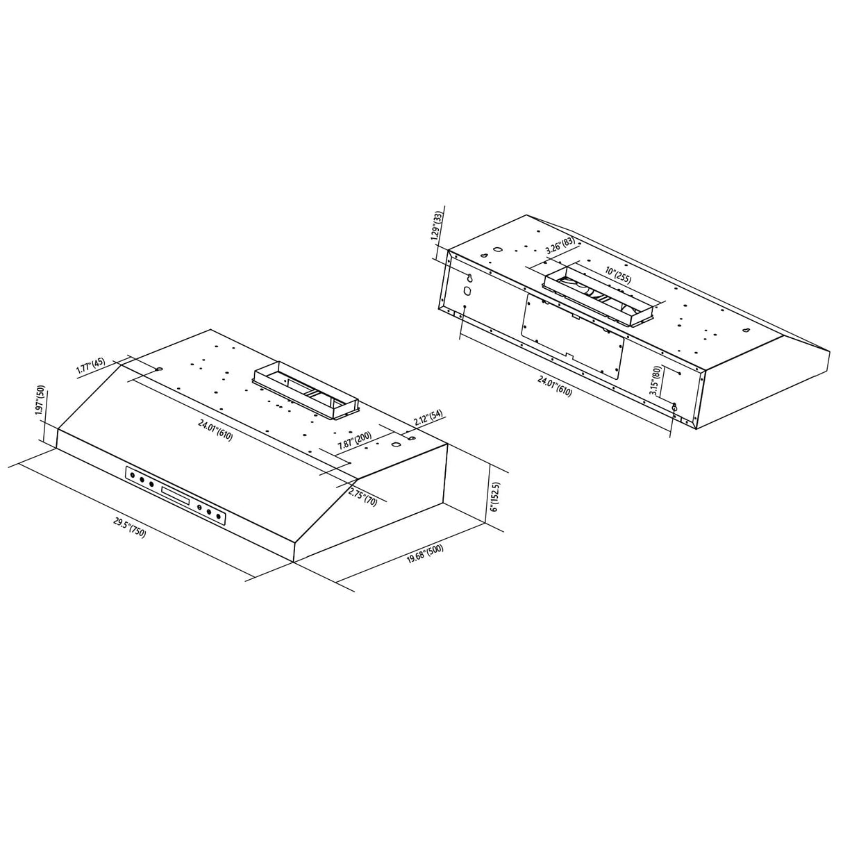 30 Inch Under Cabinet Range Hood with 900-CFM, 4 Speed Gesture Sensing&Touch Control Panel, Stainless Steel Kitchen Vent HisoHu
