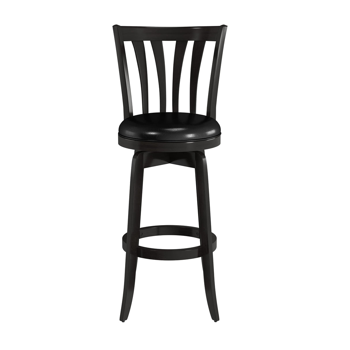 Hillsdale Savana Wood Bar Height Kitchen Stool, 29.5" High, Black Hillsdale