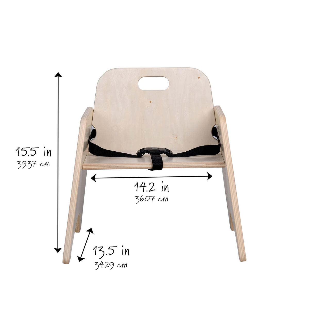 Children’s Factory Toddler Chair with Strap, Baby Activity Seat, Toddler Feeding Chair, 9" H Seat Children's Factory