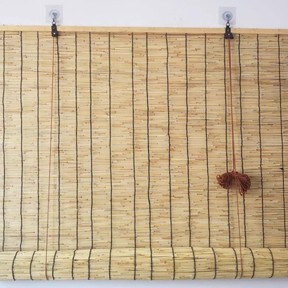 Garneck Roller Window Shades Lift Cords - Blinds Strings Lift Tool for Reeds Bamboo Roller Shades - Roll Up Blind Curtain Lifting Kit Repair Parts Replacement Garneck