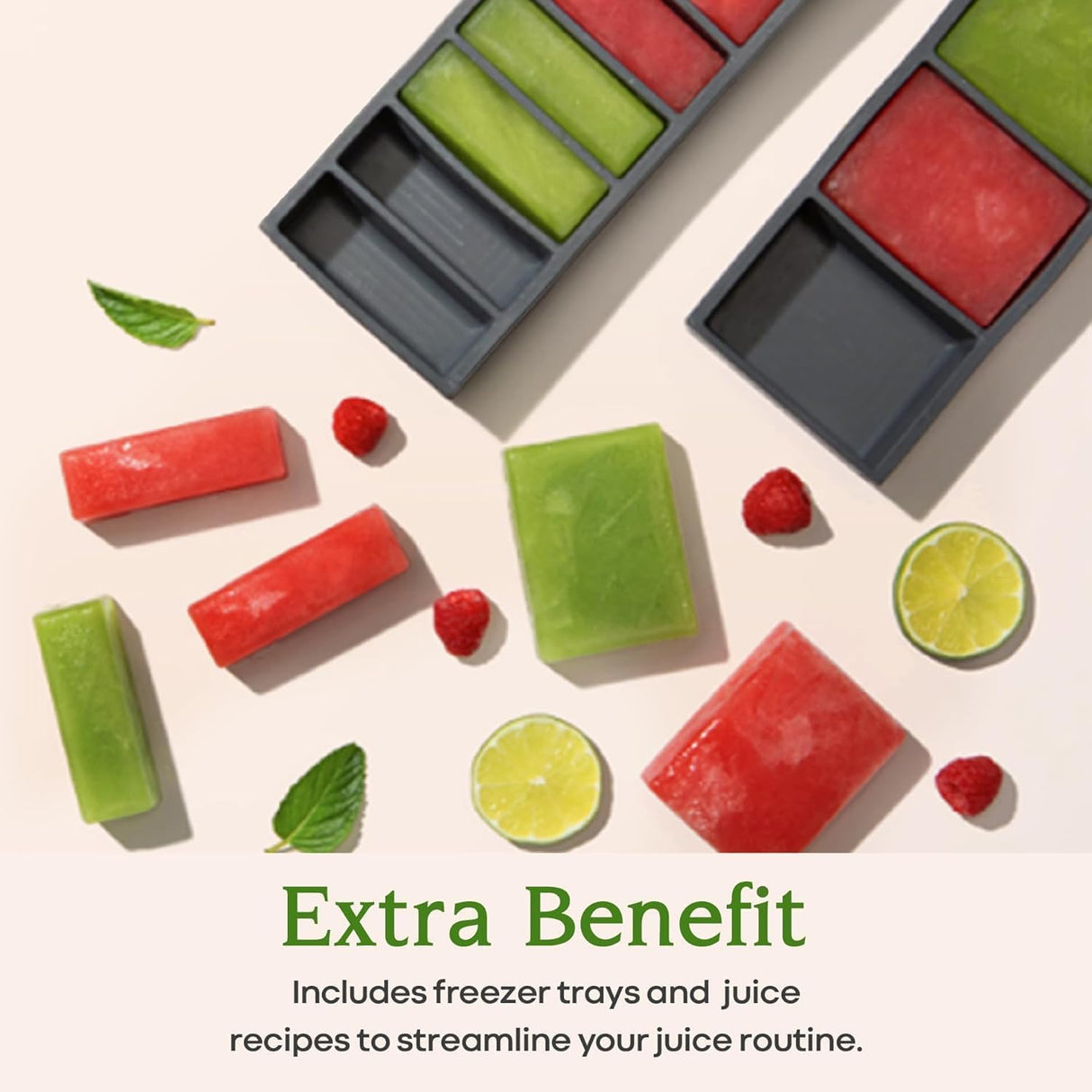 Anybear Cold Press Juicer, 200W Masticating Slow Juicer 4.3" Large Feed Chute Fit Whole Fruits Vegetables | Upgraded Auger | Tritan Material | BPA Free | Juice Recipes (Silver) anybear