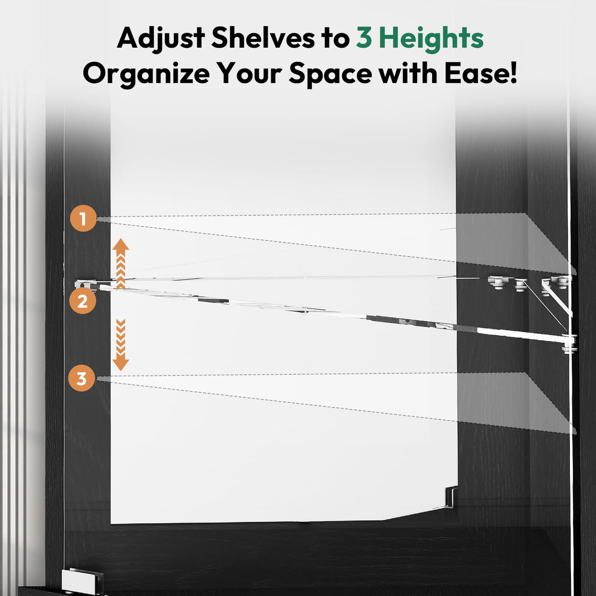 Lamtor 72" Corner Display Cabinet with Glass Doors, 6-Tier Showcase Curio Cabinet for Collectibles with Dynamic LED Lights, Modern Display Case for Living Room, Black Lamtor