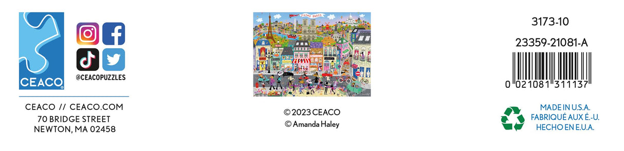 Ceaco - Shop Windows - Paris Windows - 1000 Piece Jigsaw Puzzle Ceaco