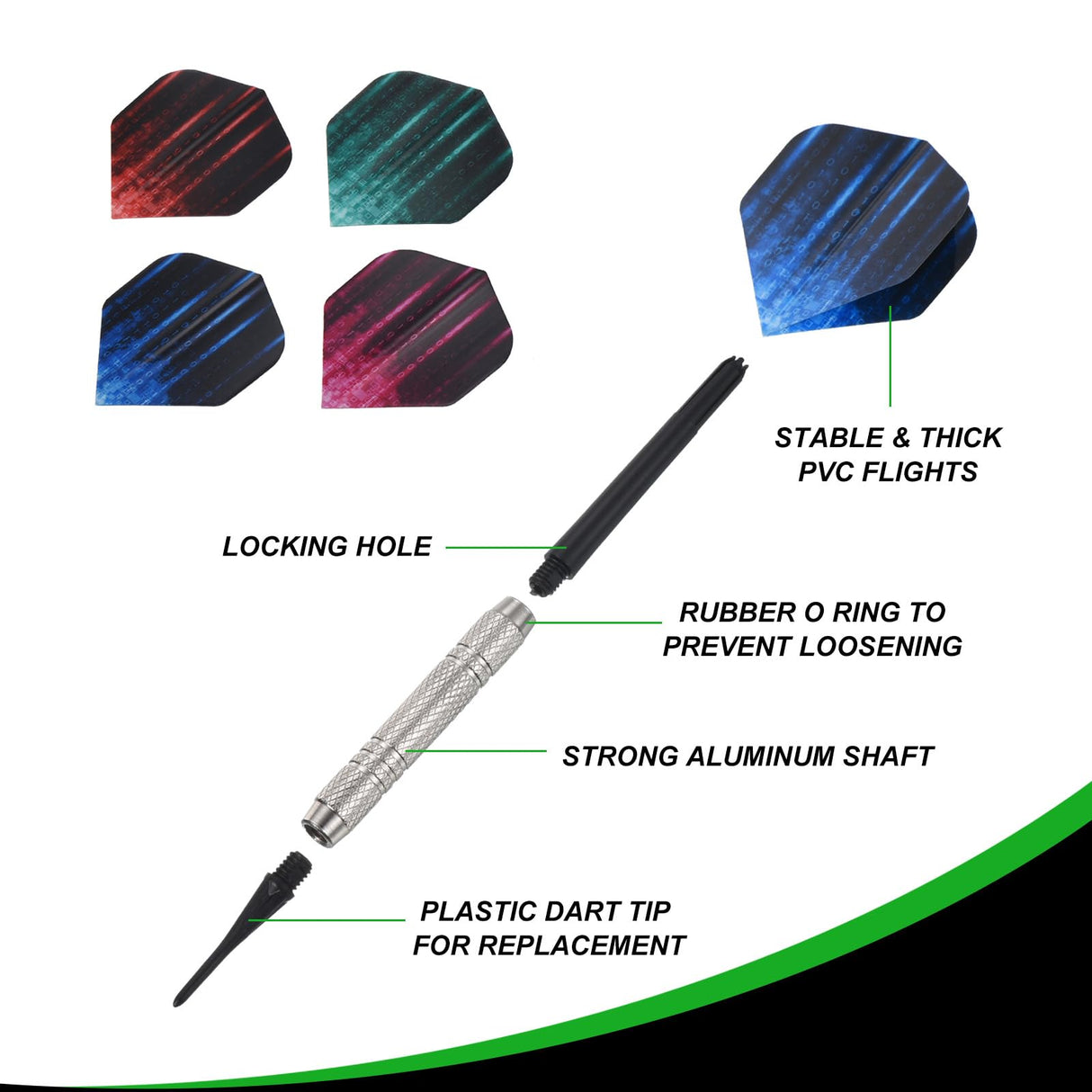 PATIKIL Electronic Dart Board Cabinet Set, LED Digital Electric Dartboard with Wooden Cabinet Door, Soft Tip Darts Board with 12 Darts, 88 Tips, 27 Games, 243 Variations, Up to 16 Players PATIKIL