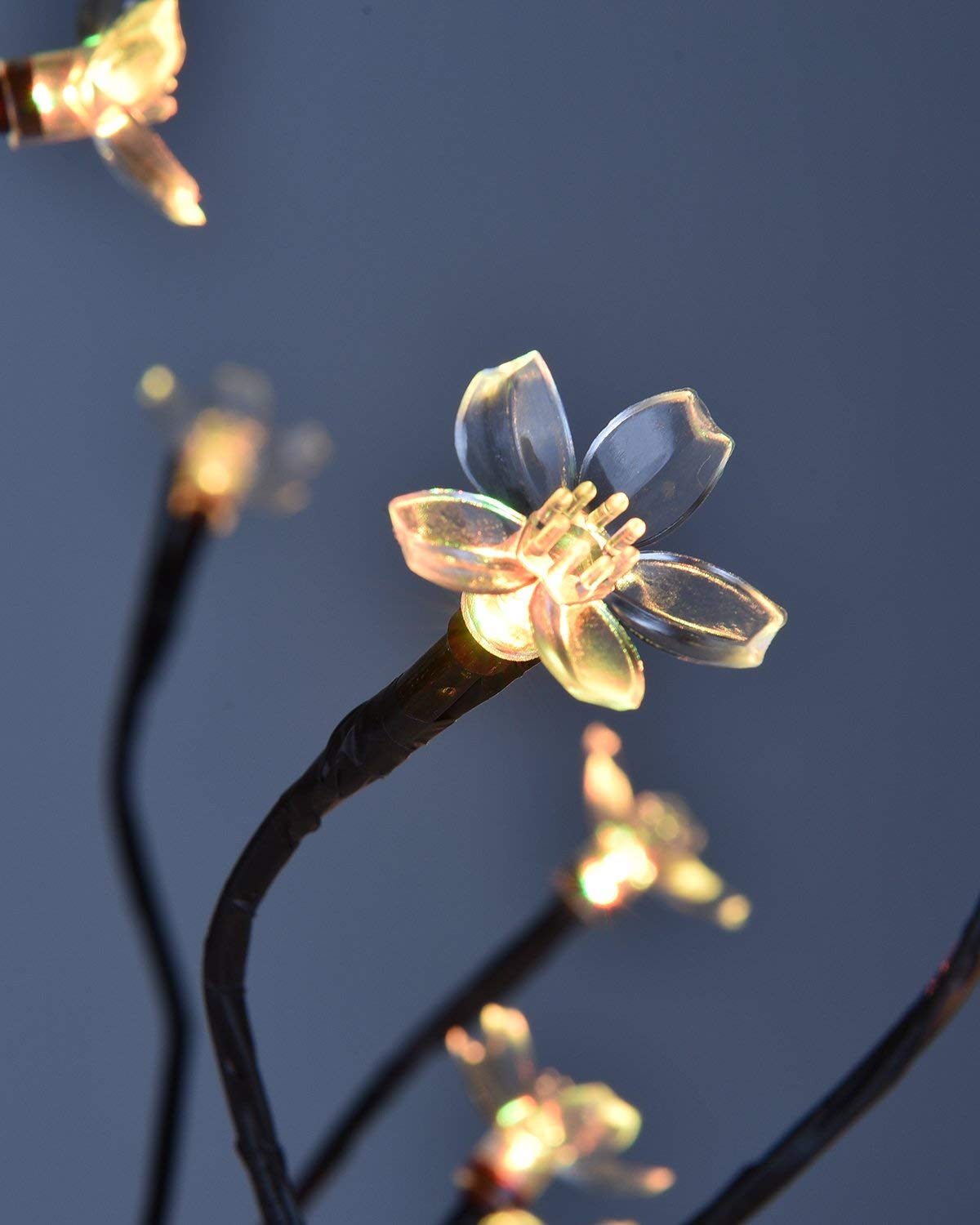 Lightshare Cherry Blossom Lighted Tree 5 Feet, RGB with Remote Control, 16 Color-Changing Modes LIGHTSHARE