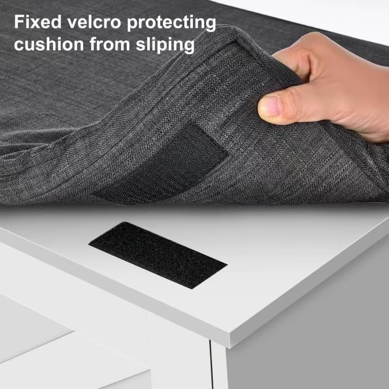 HOMSHO 2-Tier Storage Bench,Shoe Bench with Padded Seat Cushion, Entryway Bench with 2 Barn Doors,Adjustable Shelf, 39.4" L x 13.8" W x 17.7" H, for Entryway, Living Room, Bedroom,White HOMSHO