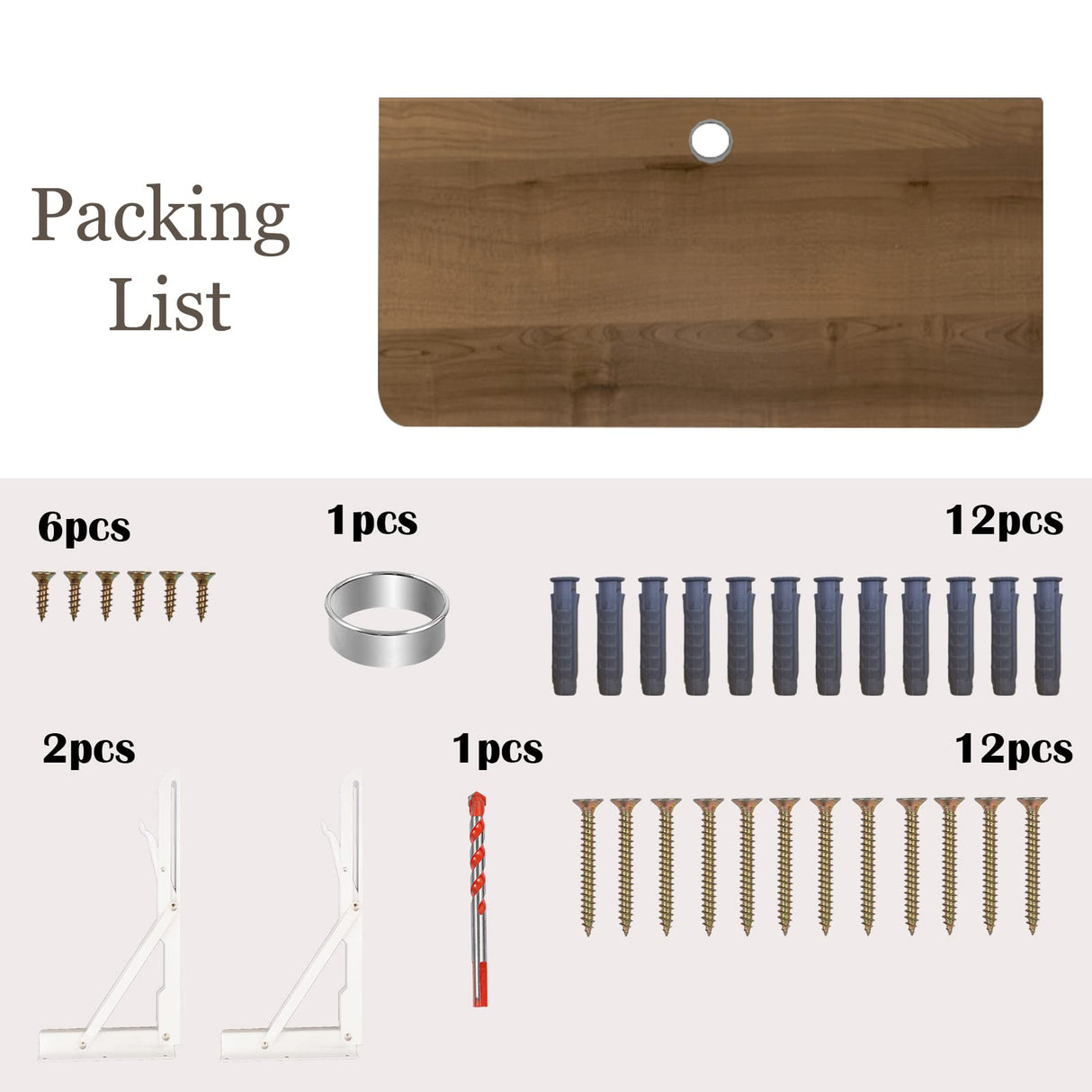 Pmnianhua Wall Mounted Desk,31'' Wall Mounted Drop Leaf Table,Drop Down Table,Folding Table,Fold Down Wall Desk,Floating Desk for Wall Laundry Room Bar Home Office Small Space(Walnut) Pmnianhua