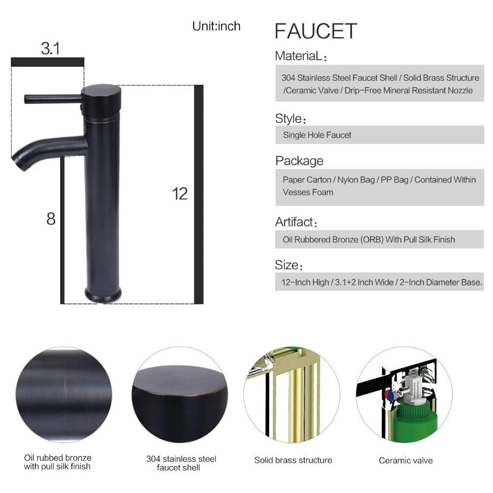 YOURLITE 28 Inch Floating Bathroom Vanity with Sink,Modern Wall Mounted Bathroom Vanity and Tempered Glass Sink Combo with Mirror and Faucet and Pop-up Drain Set,Black and White Ceramic Sink YOURLITE