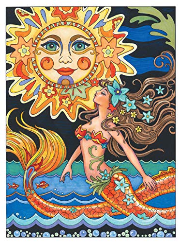 Creative Haven Magnificent Mermaids Coloring Book (Adult Coloring Books: Fantasy) Dover Publications