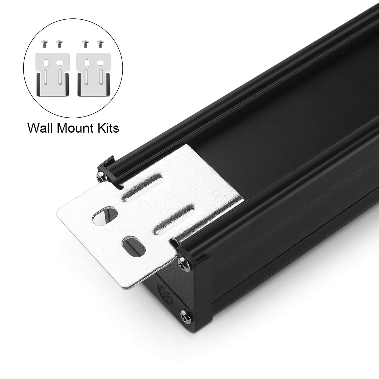 Long Heavy Duty 16 Outlet Large Metal Garage Workshop Multi Wide Industrial Power Strip. 6FT Cord 15A, 125V, 1875W (Black) CCCEI