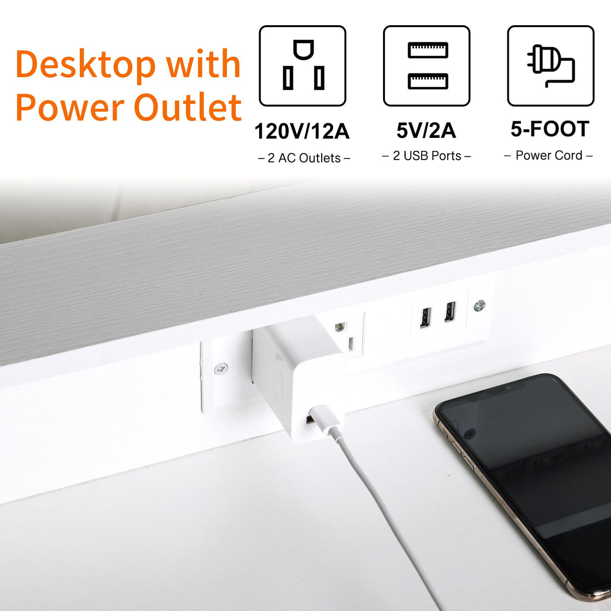 Fixwal White Dresser for Bedroom with LED Lights and Charging Station, 40-inch LED TV Stand with 10 Fabric Drawers Bedroom Dresser for Girls, Kids Fixwal