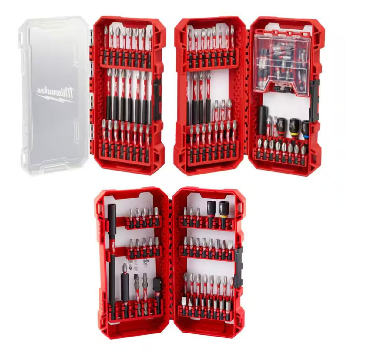 Milwaukee SHOCKWAVE Impact Duty Alloy Steel Drill and Screw Driver Bit Set (100-Piece) Milwaukee
