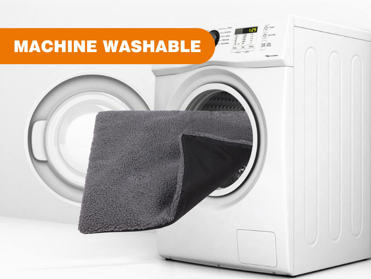 Rockever Outdoor Cat House,Outdoor cat Houses for Feral Cats Weatherproof Rabbit Hutch Small, Wooden Small Pet House and Habitats-Grey with Mat Rockever