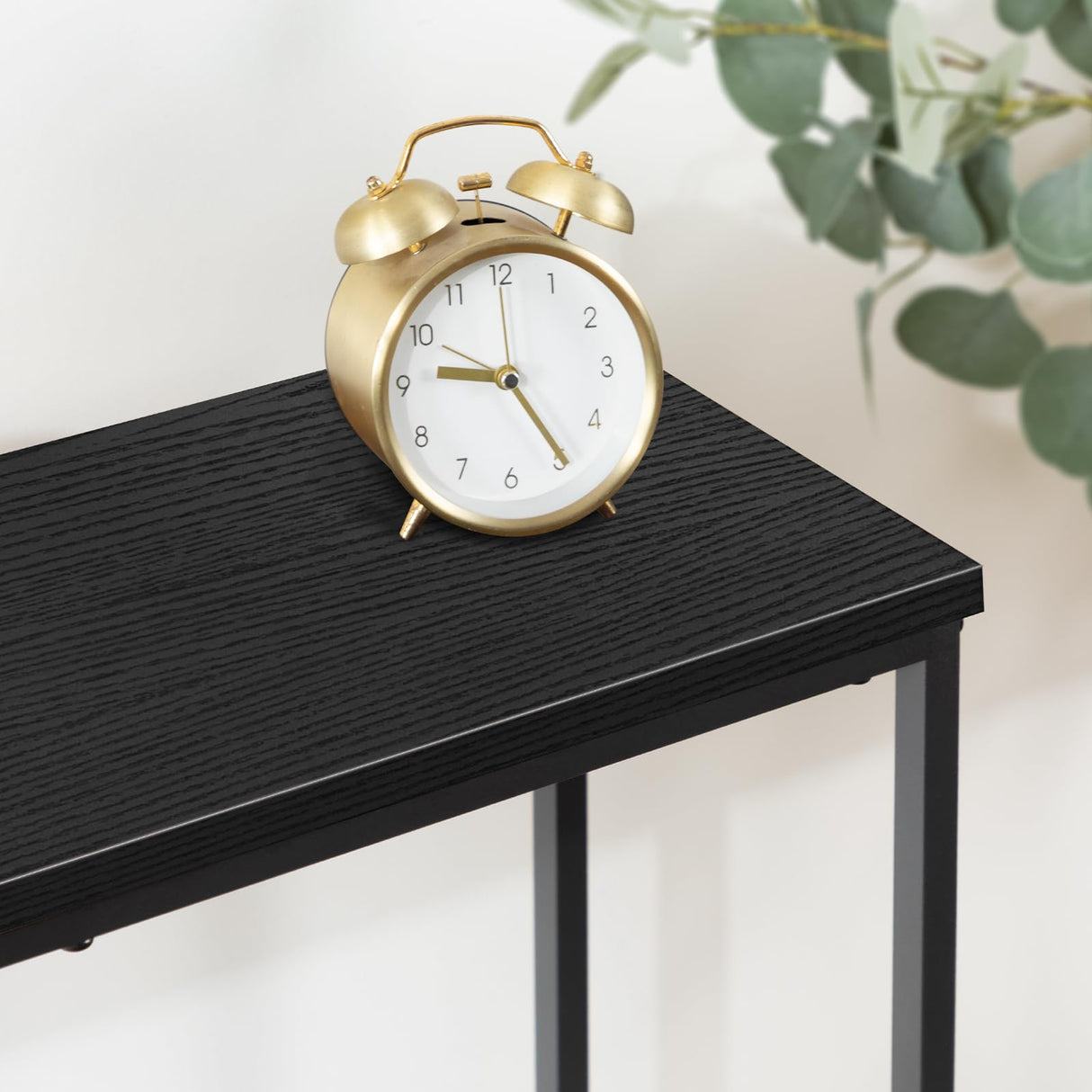 HOOBRO Narrow Console Table, 29.5" Small Entryway Table, Thin Sofa Table, Side Table, Display Table, for Hallway, Bedroom, Living Room, Foyer, Black BK75XG01 HOOBRO