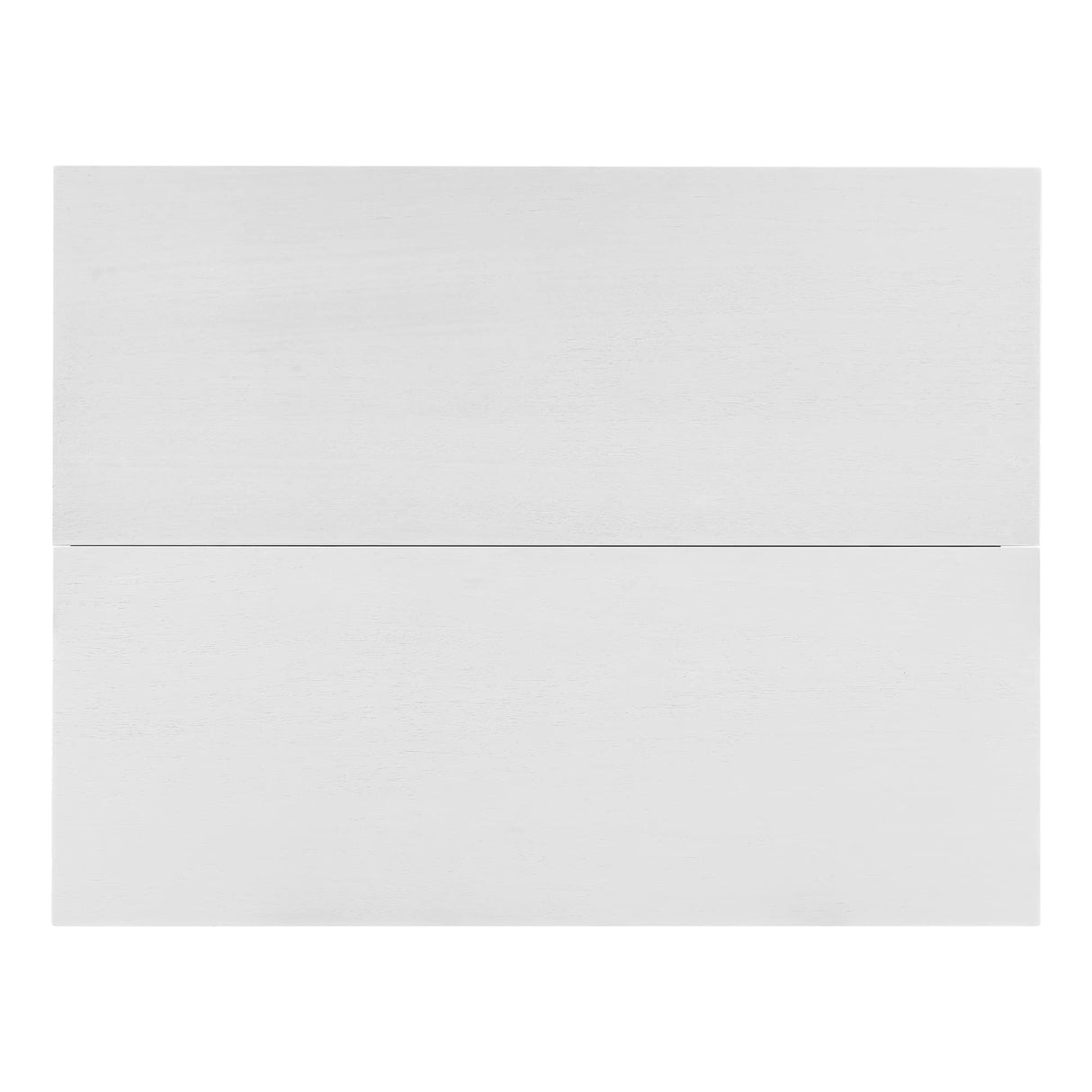 Knocbel Farmhouse 2-4 Person Rectangular Folding Dining Table, Wooden Kitchen Dining Room Bar Pub Bistro Small Space Furniture, Standard Height (White) Knocbel