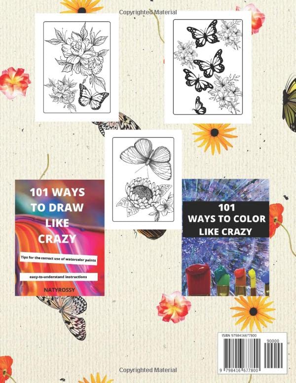 Butterfly coloring book: coloring activities for relaxation and stress relief ! Perfect for teens and grown-ups . Majosta