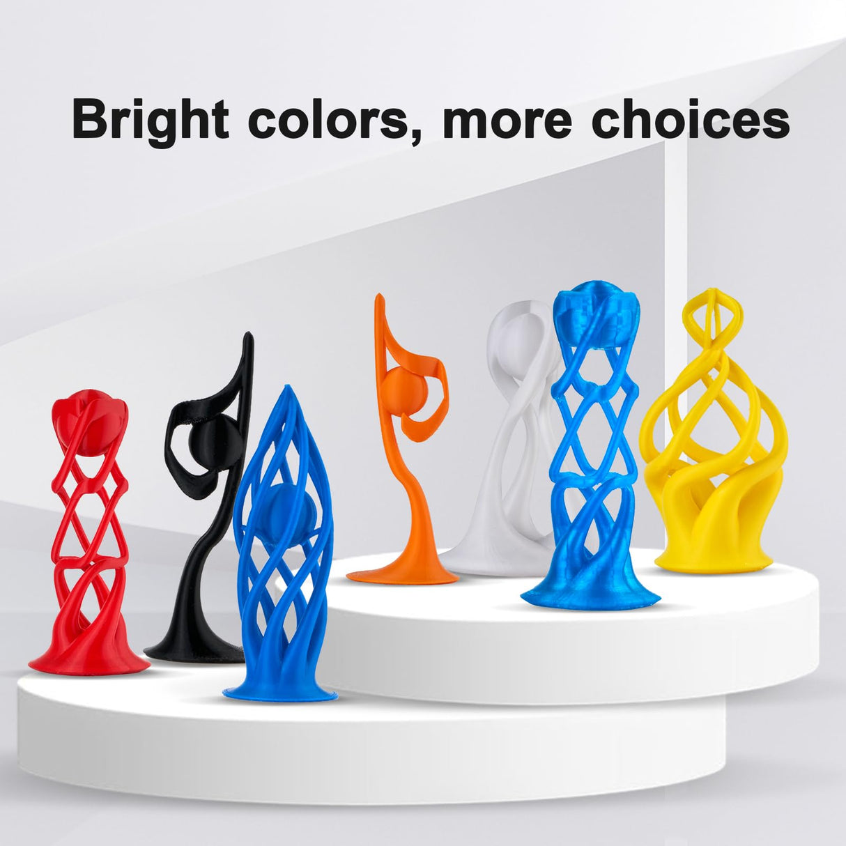 ERYONE PETG Filament for 3D Printer, 1.75mm +/-0.03mm, 1kg(2.2LBS)/Spool, Black ERYONE