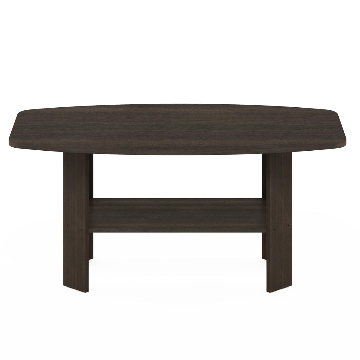 Furinno Simple Design Coffee Table, Dark Brown Furinno