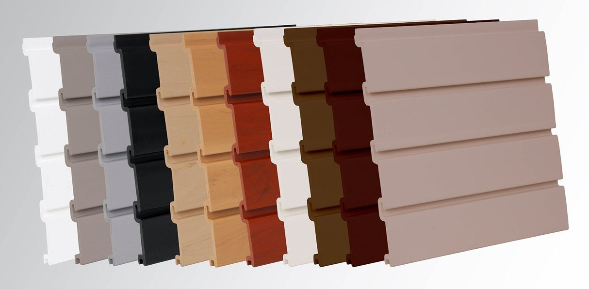 HandiWall Slatwall Panels - 4 Foot (Gray) HandiSolutions