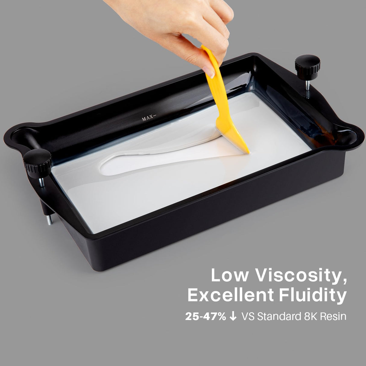 ELEGOO Upgraded 8K ABS-Like 3.0 Resin, High Toughness, Fast Curing 405nm LCD UV-Curing Resin for 8K/12K/14K MSLA/DLP/LCD 3D Printers - Space Grey 2000g ELEGOO