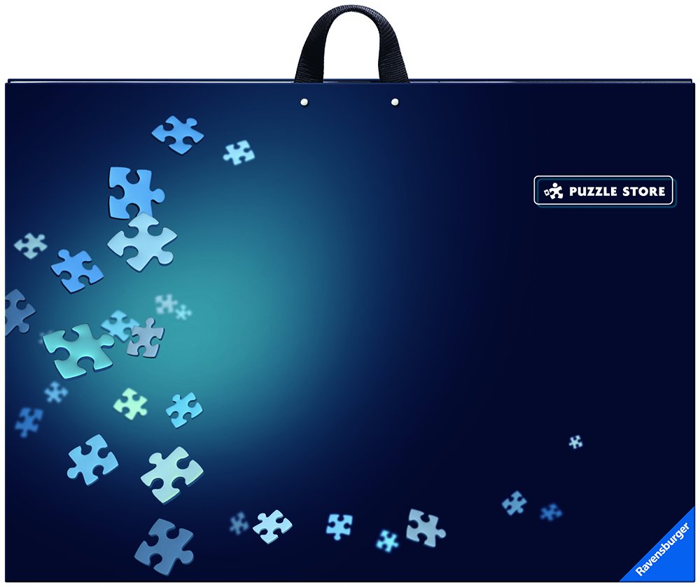 Ravensburger Puzzle-Store Storage System 17962 - Ideal for Puzzles up to 1000 Pieces | 28 x 20 inches | Secure Snap-Tight Closure | Convenient Transport Handles Ravensburger