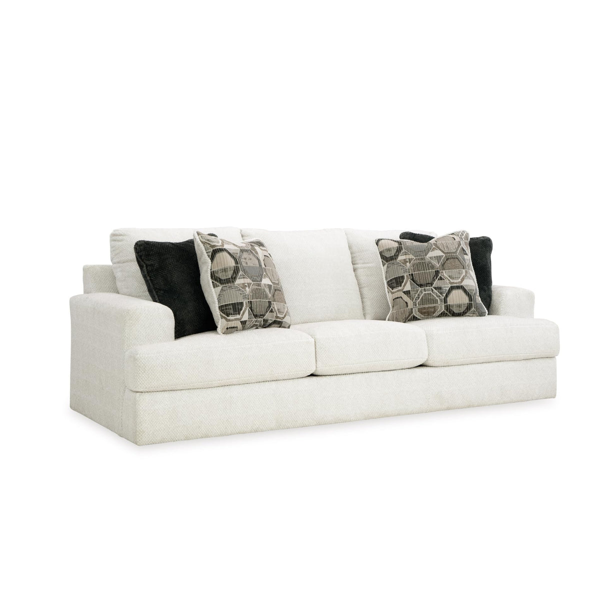 Signature Design by Ashley Karinne Coastal Sofa with Non-skid Legs, White Signature Design by Ashley
