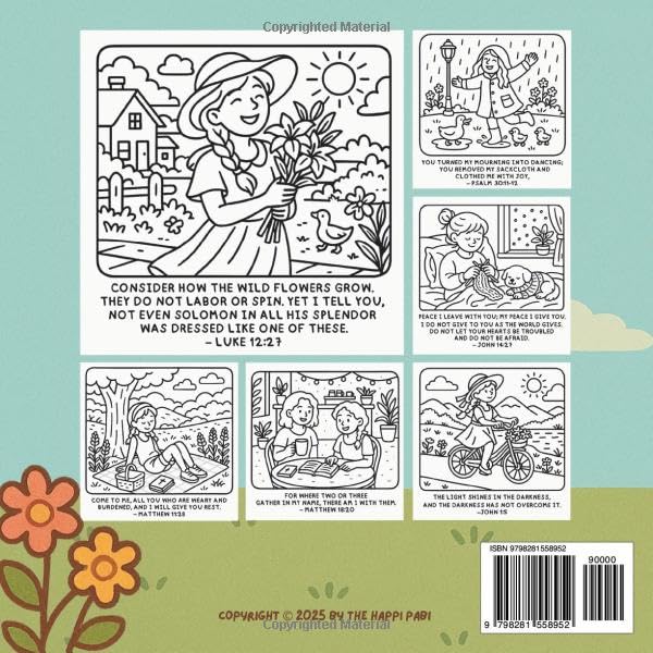 Cozy Christian: Coloring Book Devotional - Girl Moments with God WoodArtSupply