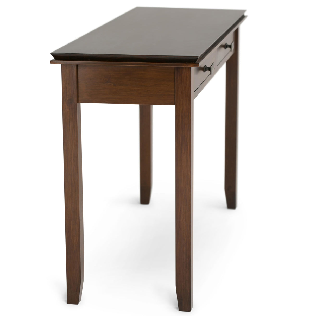 SIMPLIHOME Artisan SOLID WOOD 46 Inch Wide Transitional Console Sofa Table in Russet Brown, For the Living Room, Entryway and Bedroom SIMPLIHOME